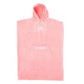 Ladies Hooded Poncho Towel shell pink